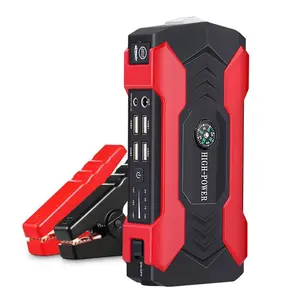 12V Portable Car Emergency Battery Jump Starter, Lightweight Travel Size Outdoors Vehicle Booster Pack with High-Quality Battery Core & Long-Lasting Performance