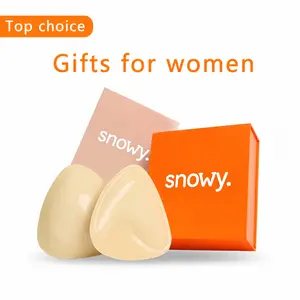 Women's Seamless Double-Sided Adhesive Bra Cup Inserts, Elegant Reusable Snowy Sticky Inserts, Ultra-Lift Push-Up Pads, Invisible Silk Lace Bra Accessories for Daily Outfits & Swimwear Womenswear