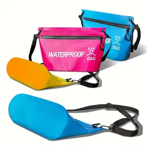 Waterproof Dry Bag Tote Bag with Zipper - Durable Wash Bag for Swimming, Rafting, Kayaking, Hiking, Travel & Outdoor Sports - Floating Dry Gear Bag for Beach Dry Bags Waterproof
