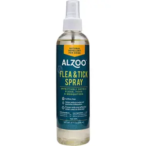 ALZOO Flea & Tick Repellent Spray for Dogs 8 oz.
