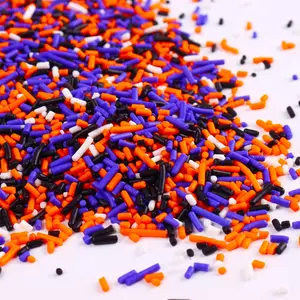 Dark Magic Mix - Halloween Themed Sprinkle Mix - Featuring Witch's Hats, Black Cats, Bats, Jimmies, and Mini Nonpareils