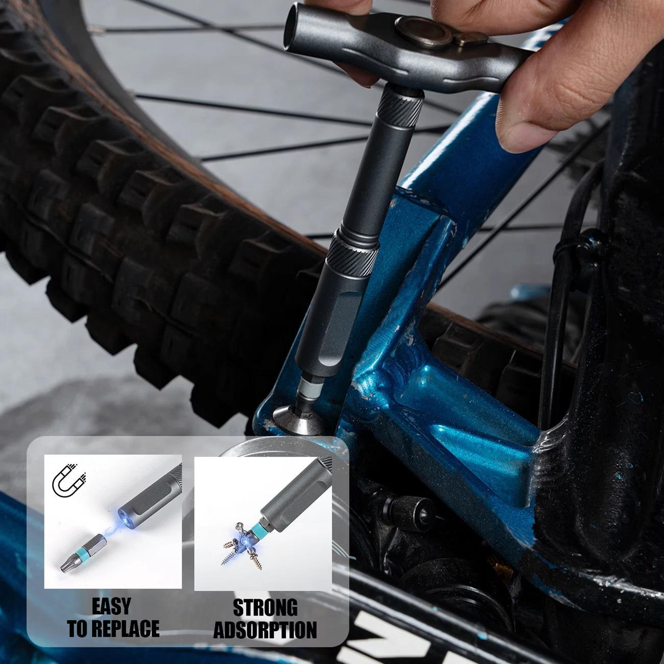 25Pcs 24 in 1 Multifunction Screwdriver Head Set Household Repair Ratchet Wrench