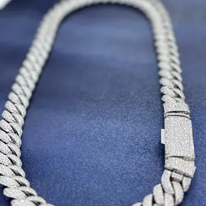 Miami cuban Iced out 925 BIG BOY CHAIN