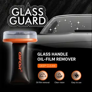 QIFOR Windshield Oil Film Eraser Wand - All-in-One Pro Kit with Glass Cleaning Emulsion Formula and Sponge - The Ultimate Streak-Free Solution for Preparing Your Windshield for Rain Repellents outdoor fun fathersdaygift