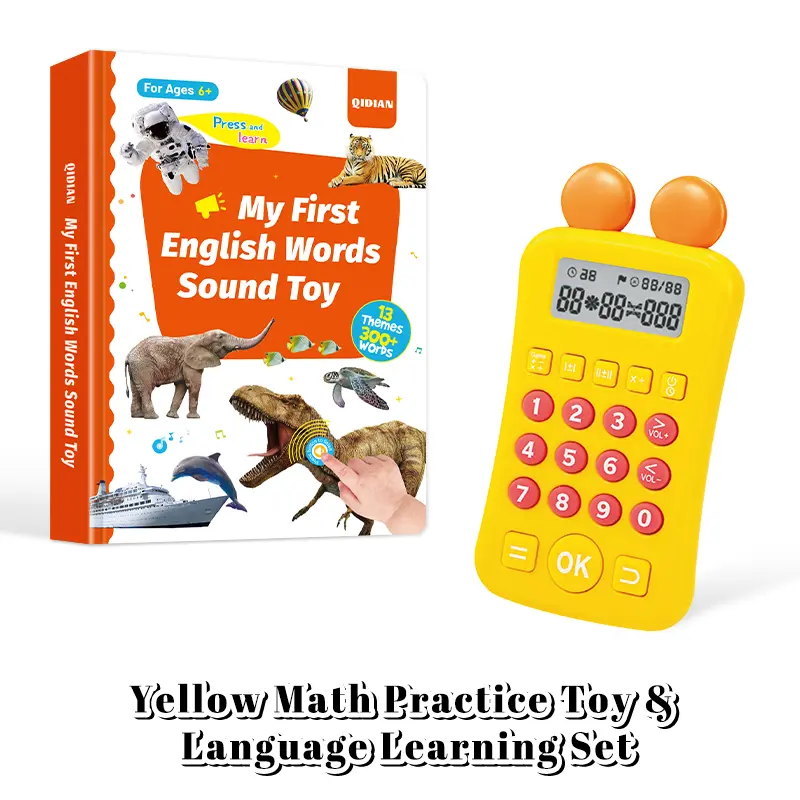 Yellow Math Practice Toy & Language Learning Set