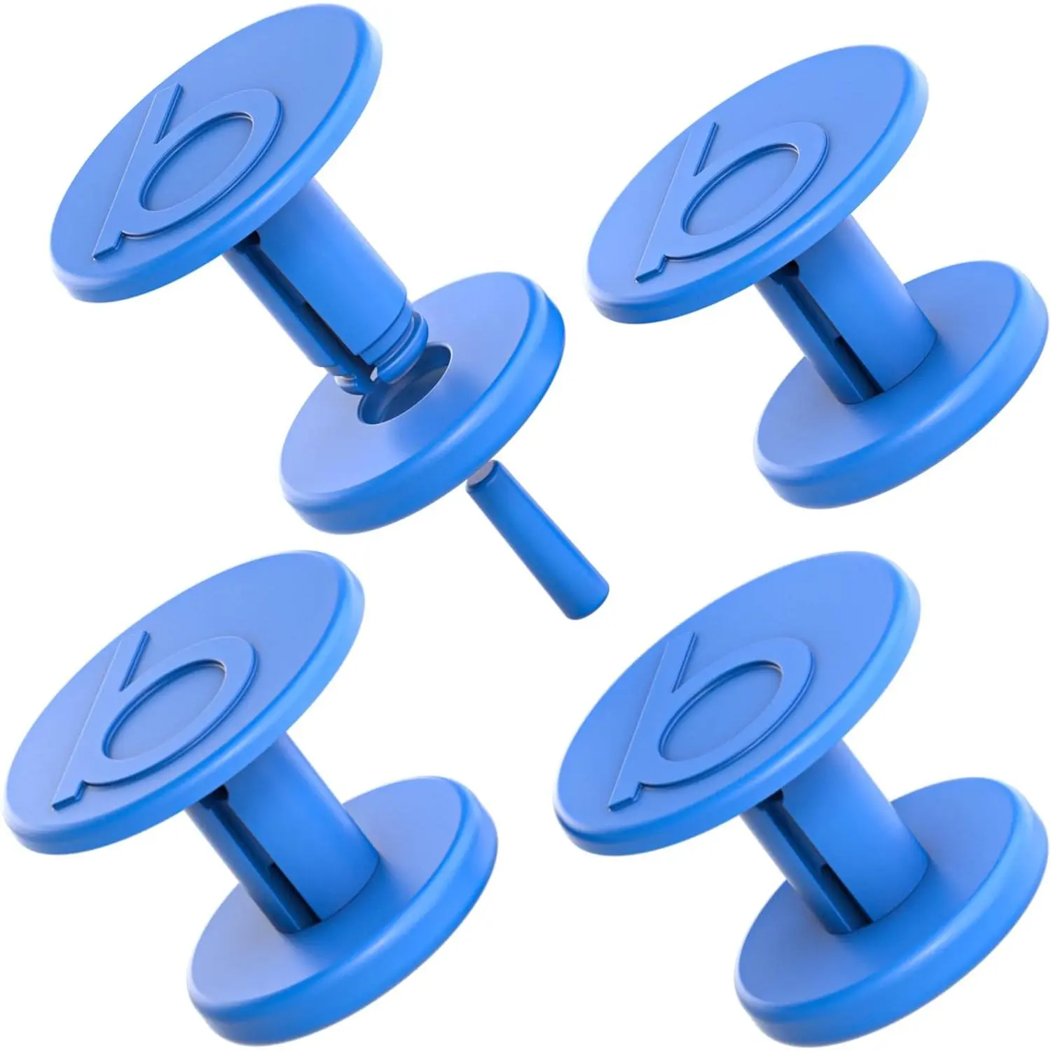 Replacement Buttons for Bogg  Handle Strap - Hard Plastic  "b" Rivets Match  Bogg  Style - Blue-Eyed Color Fits , , and Bitty Totes - Durable Replacement Accessories