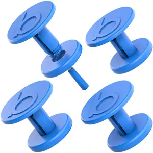 Replacement Buttons for Bogg  Handle Strap - Hard Plastic  "b" Rivets Match  Bogg  Style - Blue-Eyed Color Fits , , and Bitty Totes - Durable Replacement Accessories
