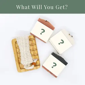 Nature's Faire MYSTERY BAG - Natural, handmade body and skincare box set - natural soap, deodorant, body oils, lip balms, lip scrubs