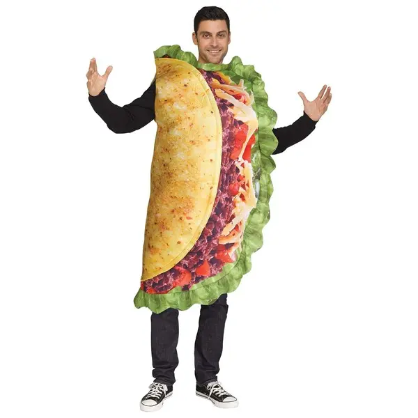 Plus Size Adult Realistic Taco Costume