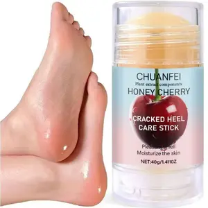 Peach Hand Foot Cracked Care Stick, Moisturizing Balm with Peach Essence, Foot Moisturizer, Hydrating & Repairing Dry Skin, Smooth & Soft Hands Feet, Foot Care Cream