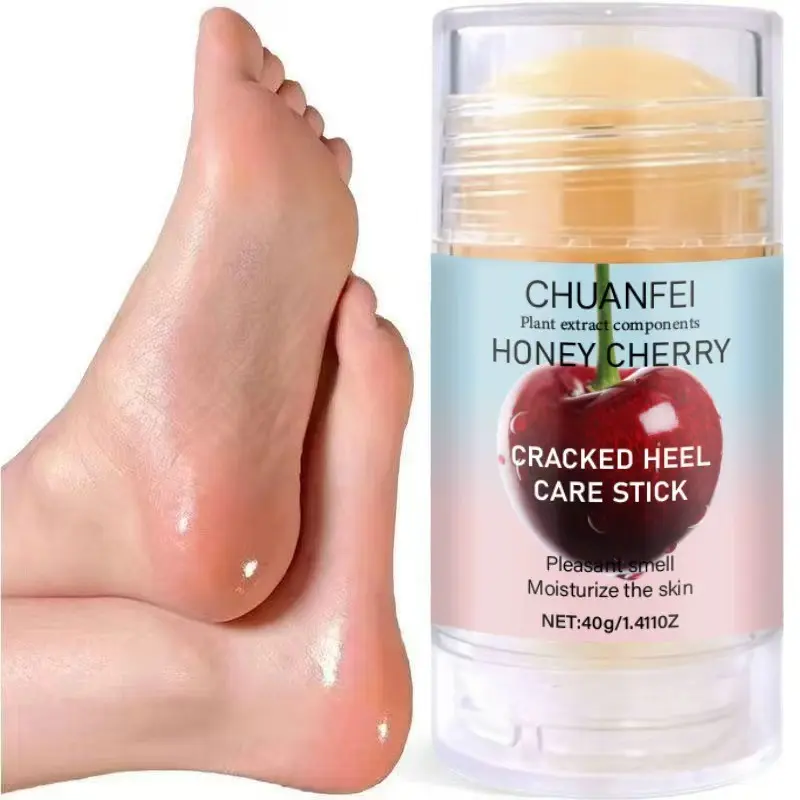 Peach Hand Foot Cracked Care Stick, Moisturizing Balm with Peach Essence, Foot Moisturizer, Foot Care Product, Hydrating & Repairing Dry Skin, Smooth & Soft Hands Feet, Foot Care Cream