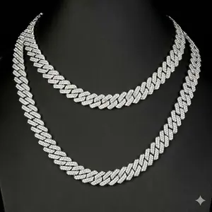 Cuban Link Bracelet, Rhinestone Bracelet, Hip Hop Matching Jewelry for Men Women, Streetwear Accessory for Boyfriend autumn rapper chain