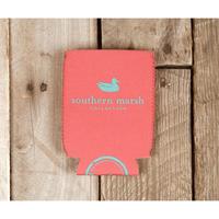 Coral with Electric Blue