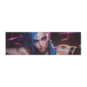 Arcane League of Legends Car Magnets - Jinx Design, Gaming Magnet, League of Legends Gift, Car Accessories, Refrigerator Magnet