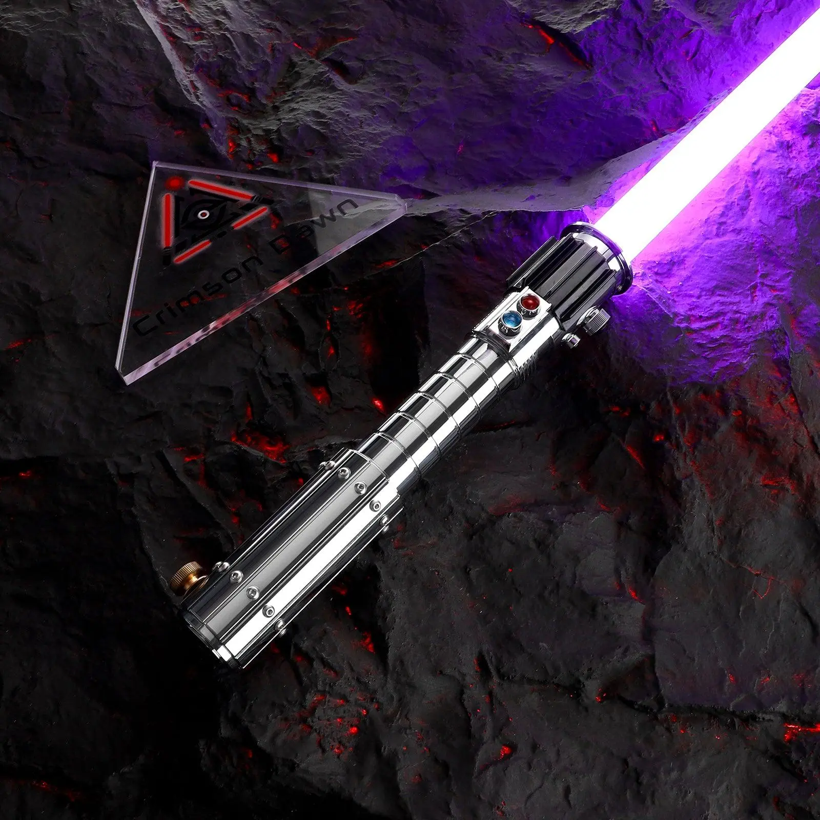 Crimson Dawn Royal Assassin Lightsaber – Custom Metal Hilt Dueling Saber