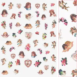 Valentine Nail Art Sticker / Angels