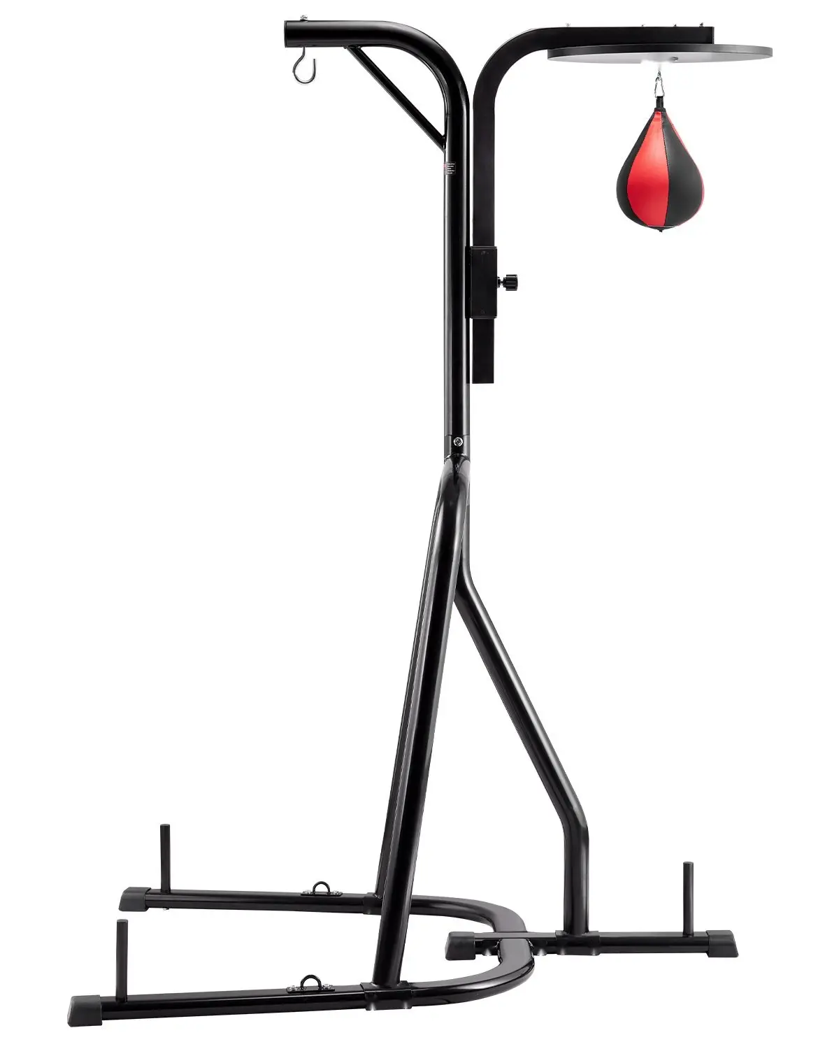 2-In-1 Heavy-Duty Punching Bag Frame And Boxing Stand With Steel Construction For Home Gym Training, Durable Free-Standing Fitness Equipment, Adjustable Height, Stable Steel Poles, Easy Assembly For Quick Setup