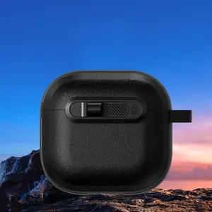 Stylish Lockable Anti-Drop Earphone Case, Compatible with AirPods 1/2, Pro, Pro 2, 3, and 4, Durable Protection for Your Earbuds