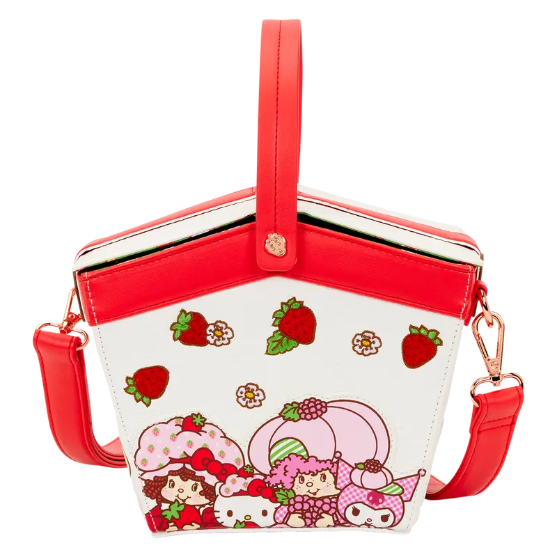 Loungefly Sanrio Hello Kitty & Friends x Strawberry Shortcake Scented Figural Basket Crossbody Bag