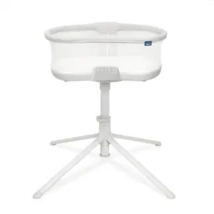 HALO Innovations BassiNest Soothing Swivel Sleeper 3.0 Baby Bassinet - Gray