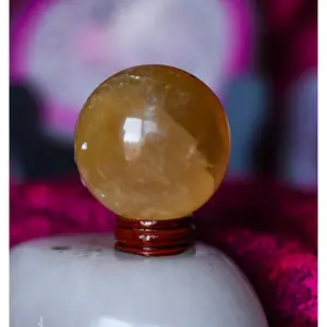 Honey Calcite - Natural Mineral with Unique Crystalline Structure, Ideal for Various Uses and Applications