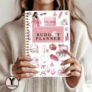 Ultimate Budget Planner Notebook, A5 Size (5.5x8.3 Inches), Monthly and Annual Financial Calendar, Debt Tracking, Personal Finance Management Plan Book