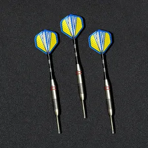 Professional Stainless Steel Darts Set, 3 PCS 24G Steel Tip Darts for Training, Practice and Competition
