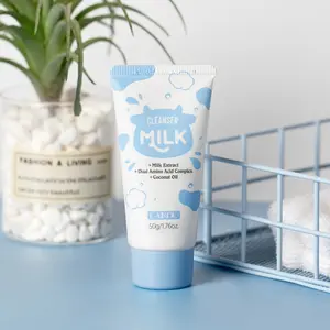 Milk Face Wash 50g Hydrating Moisturizing, Gentle Cleansing Formula, Suitable for All Skin Types, Refreshing & Nourishing