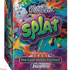 Wild Card 2025 Splat Pro-Look Hobby Football Jumbo Box