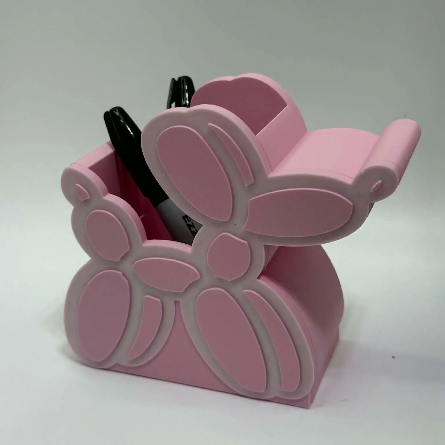 Balloon Dog Pen Holder or Makeup Brush Storage 3D Printed Home Decor Organization Fun Desk Supplies