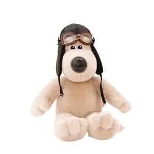 Super Invincible Boss Dog Plush Toy - Genuine Cute Puppy Birthday Gift Pendant Plush Doll Bag Keychain