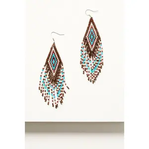 Brookhaven Beaded Fringe Earrings