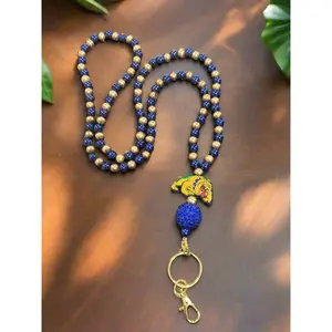 NC A&T University Aggies Custom Beaded Lanyard