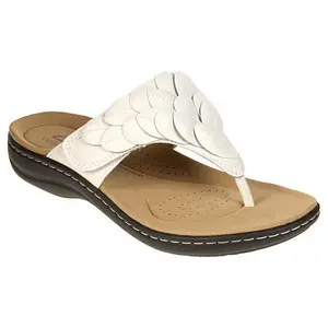 Clarks Collection Laurieann Palm Heritage Casual Flat Sandals