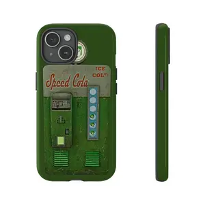 Speed Cola Hard Phone Cases - Durable, Protective Perk Soda-Inspired Dual-Layer Phone Case