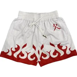 Demon Slayer Masks Men's Shorts Workout Sport Knee Pants with Pockets Athletic Summer Shorts Basktetball Shorts