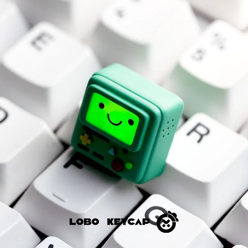 Customizable Mechanical Keyboard for Adventure Game & Cartoon Animation - Light-Transmitting Design, Resin Epoxy Esc Single Keycap, Ideal Gifts for PC Gaming Enthusiasts