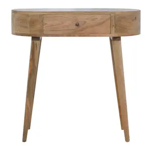 Albion Console Table - Solid Wood with Rounded Edges