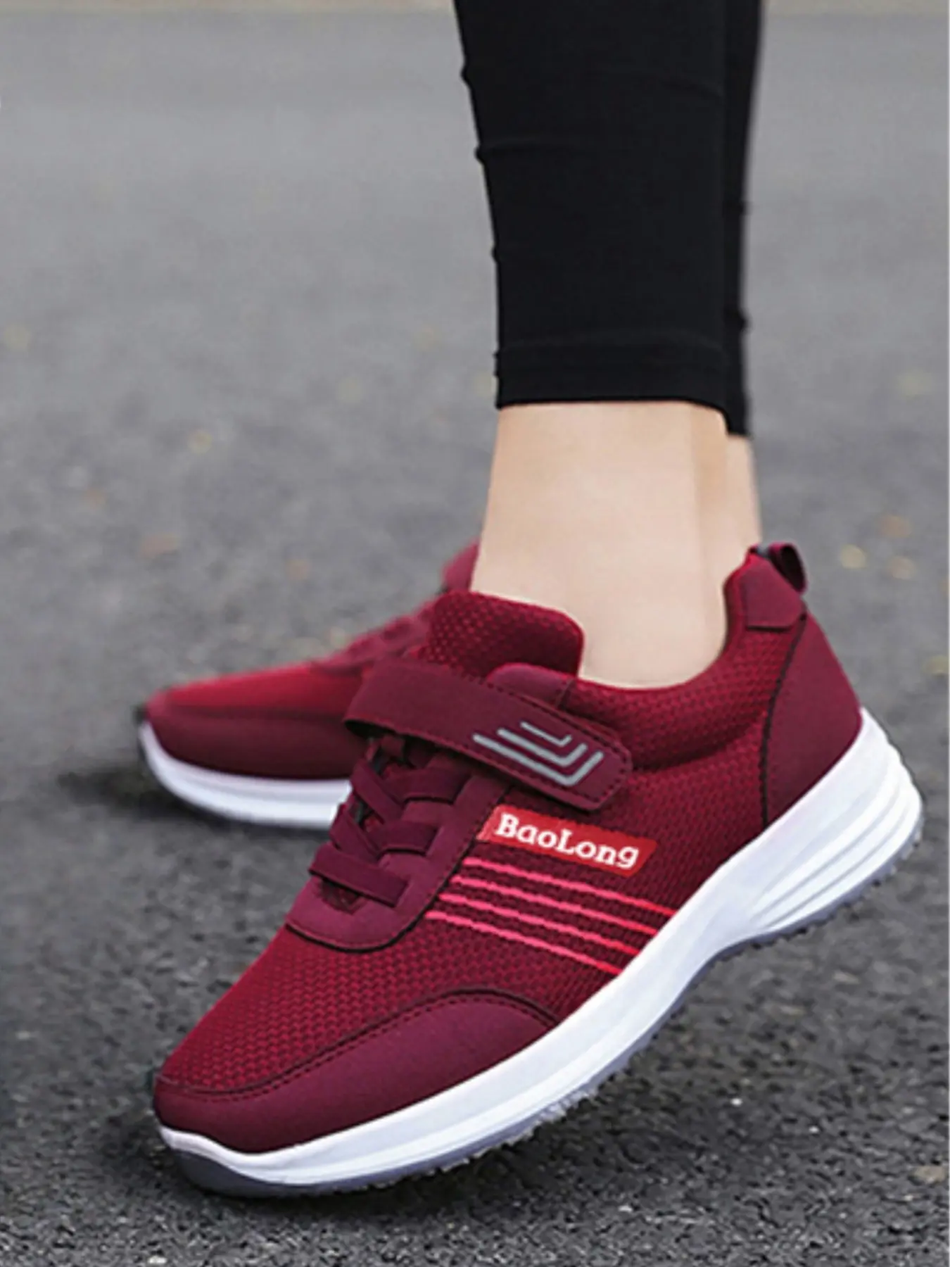 Women's Anti-Slip Soft Sole Sneakers, Non Slip Sneakers, Breathable Workout Sneakers, Breathable Comfort Casual Shoes, Mom Shoes, All Seasons, Athletic Walking Sneaker, Everyday Walking Sneaker, Walking Lifestyle Sneakers