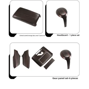 Carbon Fiber & Black Wood Grain Center Console Trim for Toyota Camry 2012–2016 (7th Gen) / 2017 (7.5 Gen) | Gear Panel Decor Cover Kit cars accessories car decor auto accessories