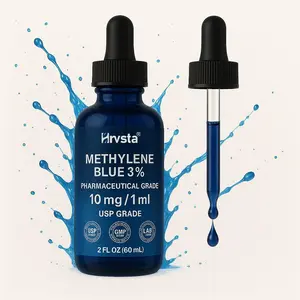 Methylene Blue Pharmaceutical Grade - Methylene Blue 3% - Liquid Drops Aqueous Solution 10 mg / 1 ml - Third Party Tested - Formaldehyde & Alcohol-Free - Made in USA 2 Fl OZ
