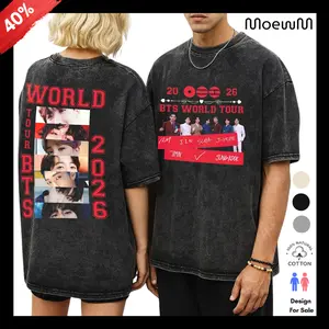 Bangtan World Tour 2026 Washed Tshirt, Music Tour Shirt, Gift For Army