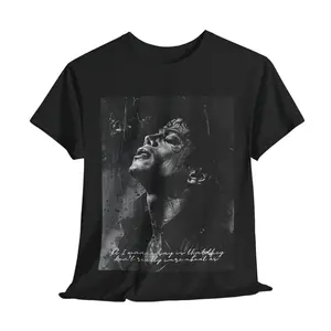 VINTAGE SHIRT 2000s King of Pop Micha3l Jacks0n American Tee 50/50 Cotton and Polyester Casual Crew Neck Short Sleeve T Type - Menswear