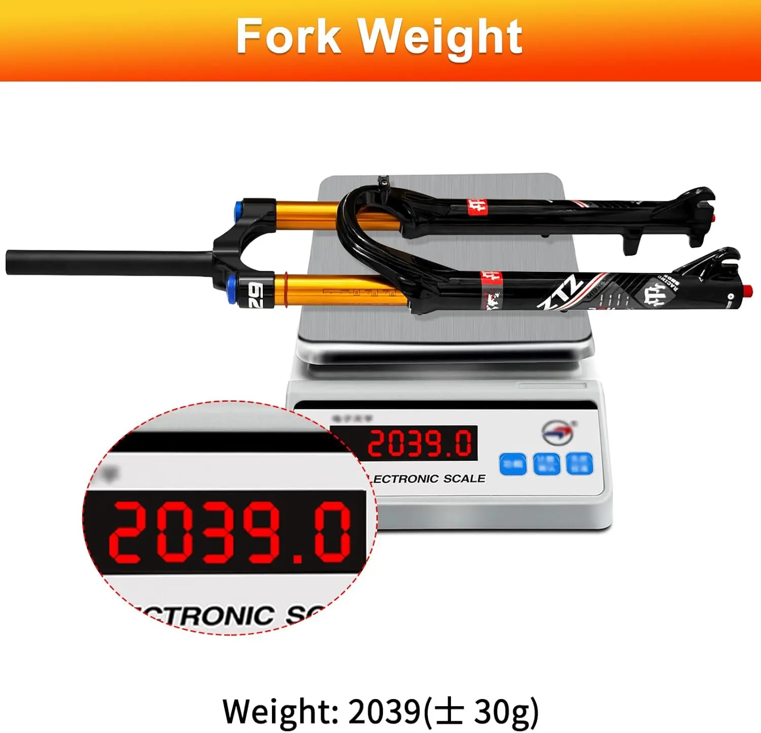 ZTZ 26/27.5/29 inch MTB Air Suspension Fork, Upgraded 34mm