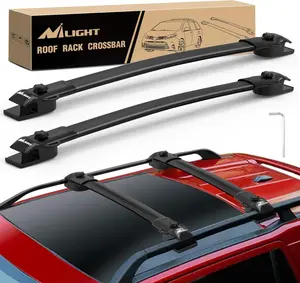 Nilight Roof Rack Cross Bars Fit for Toyota Sienna 2011 2012 13 14 15 16 17 18 2019 2020 with Side Rails, Adjustable Aluminum Car Crossbars for Cargo Carrier Luggage Bike Kayak Rooftop Tent Snowboard Black Automotive Vehicle  dealsforyoudays, Car Accessor