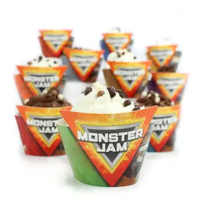 Monster Jam Cupcake Wrappers (Pack of 12)