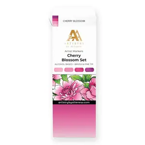 Artist Alcohol Markers Cherry Blossom Set