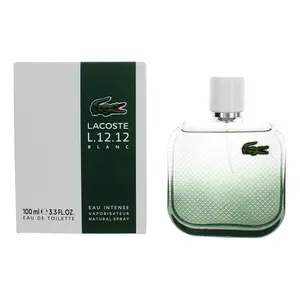 Lacoste Eau De L.12.12 Blanc Eau Intense by Lacoste for Men - 3.3 oz EDT Spray