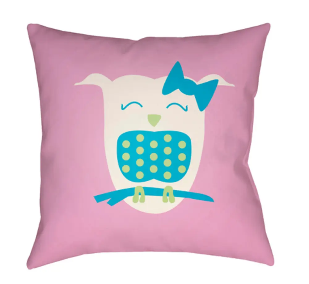 Livabliss LI030-1818 Littles Polyester Throw Pillow, 18x18x4 in., Water Resistant Lime Medium Pillow for Indoor/Outdoor Use in Any Room, 4 Inches