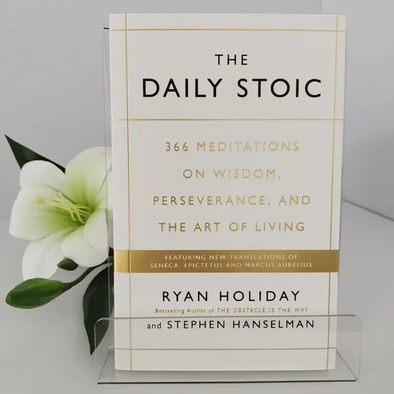 Daily Stoic Book, 366 Days of Wisdom & Reflection, Personal Development Insights, Essential Reading for Mindfulness, Daily Guided Journal